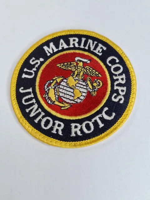 USMC US Marine Corps Junior ROTC Round Patch EGA Eagle Globe Anchor Jr INV1227