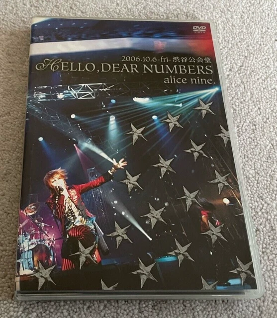 ミュージック alice nine. HELLO, DEAR NUMBERS DVD Alice Nine – Hello Dear Numbers – DVD (Live, DVD-Video