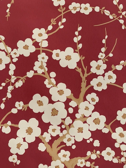 Laura Ashley Lori Cranberry Wallpaper Same Batch Numbers 😊