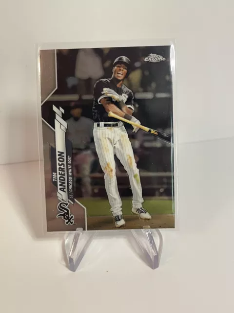 Topps 2020 Topps Chrome #90 Tim Anderson Chicago White Sox