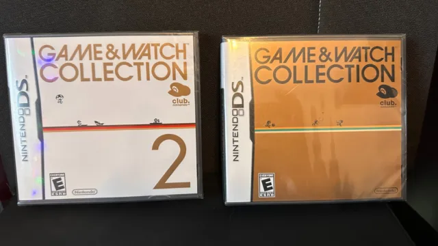 Club Nintendo Game and Watch Collection 1 & 2 - Nintendo DS - BRAND NEW UNOPENED