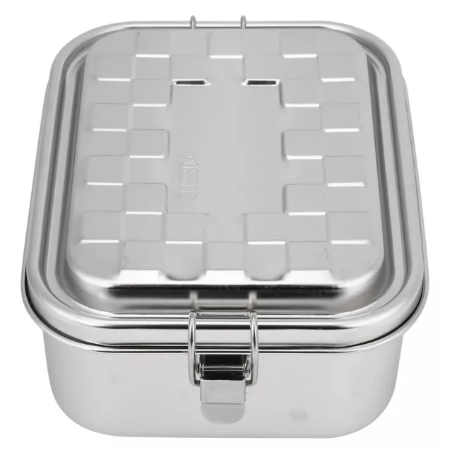 Moyen Single Layer Lunch Box Food Bento Container Stainless Steel 304 Home A CM