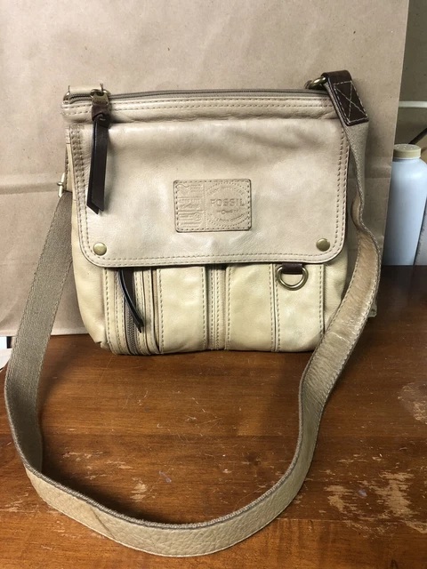 Fossil Morgan Traveler Soft Brown Leather Messenger Crossbody Shoulder Bag Fossil Morgan Traveler Soft Brown Leather Messenger Crossbody Shoulder Bag