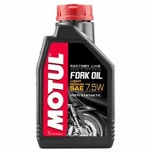 Öl MOTUL Fork Öl Factory Line 7.5W Light Medium 100% Kunststoff Gabeln 1L