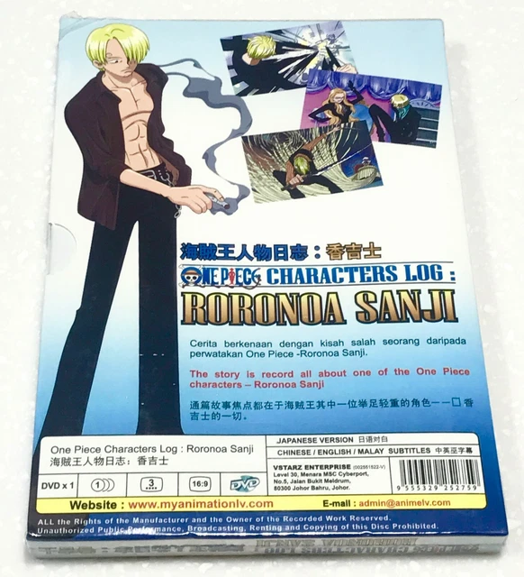 JOURNAL DES PERSONNAGES One Piece Roronoa Sanji (Spécial) Toute la