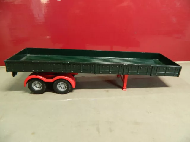 Corgi 1:50 Scale 2 Axle Dropside Trailer Green & Red in VGC.