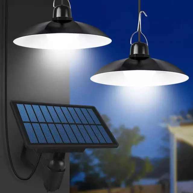 Lampe suspension solaire LED Split Design Induction contrôlée lumière étanche S= 2