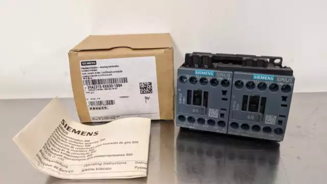 Siemens 3RA2315-8XB30-1BB4 Reversing Contactor 24VDC