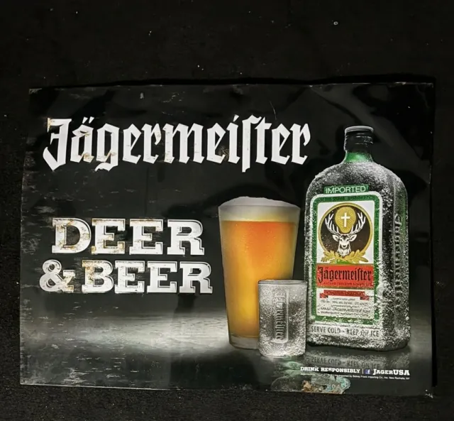 Jagermeister Jager deer alcohol bar metal tin sign reproduction