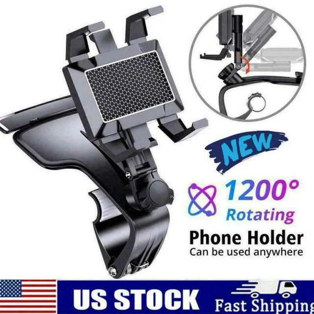 360° Universal Spida Mount Cell Phone Car Dashboard Holder Stand Bracket Clip US