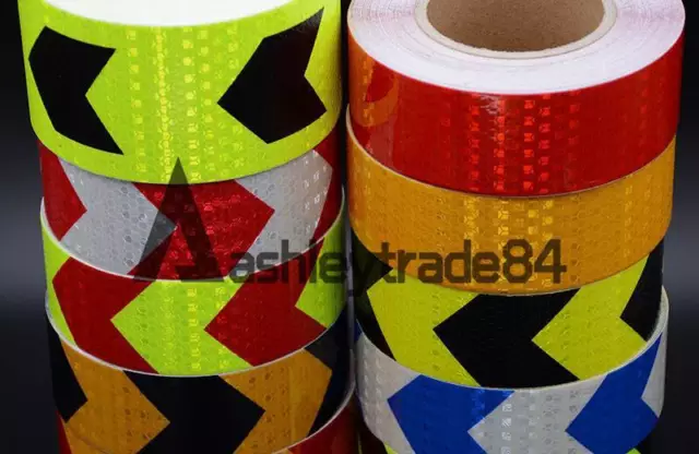 2"X10' 1-3M Types Night Reflective Safety Warning Conspicuity Tape Strip Sticker