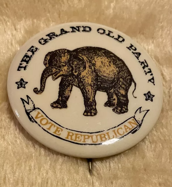Art Fair 1967 The Grand Old Party Vote Republican Pin