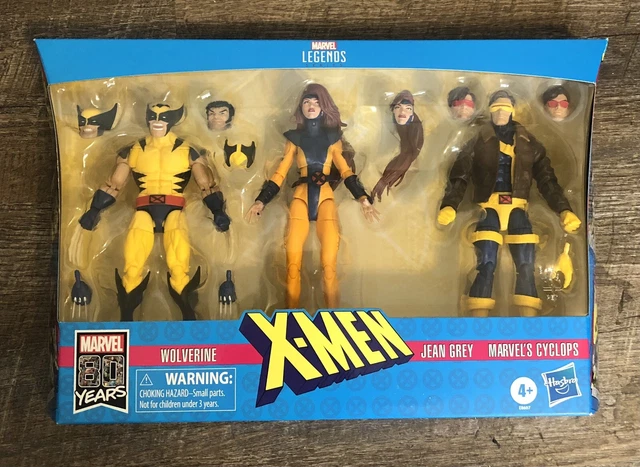 MARVEL LEGENDS X-MEN Love Triangle Wolverine, Cyclops & Jean Grey ...
