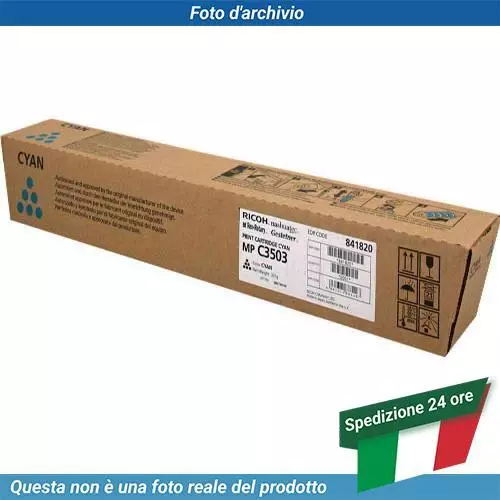 841820 Ricoh MP C3003 Cartuccia del Toner Ciano