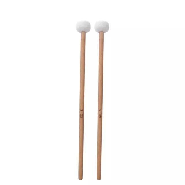 2 Mallets Hammer Kit für Timpani Snare Drum Instrumentenzubehör Q1P77660