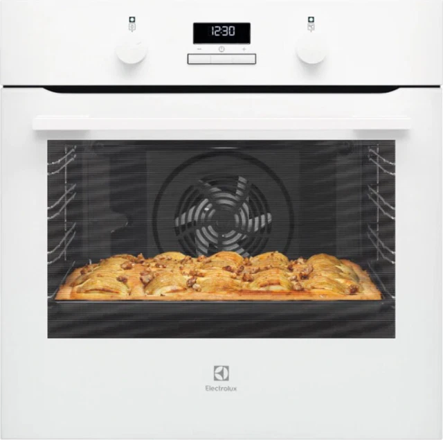 Forno Incasso Ventilato Elettrico Electrolux Classe A 60 cm  Bianco - KOIGH00W