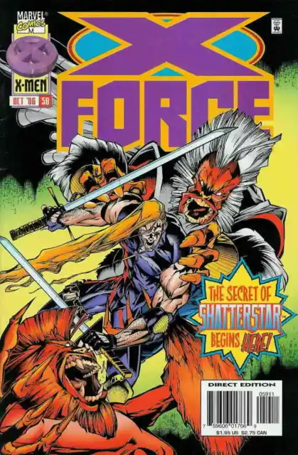 X-Force #59 Marvel Comics October Oct 1996 (VF)