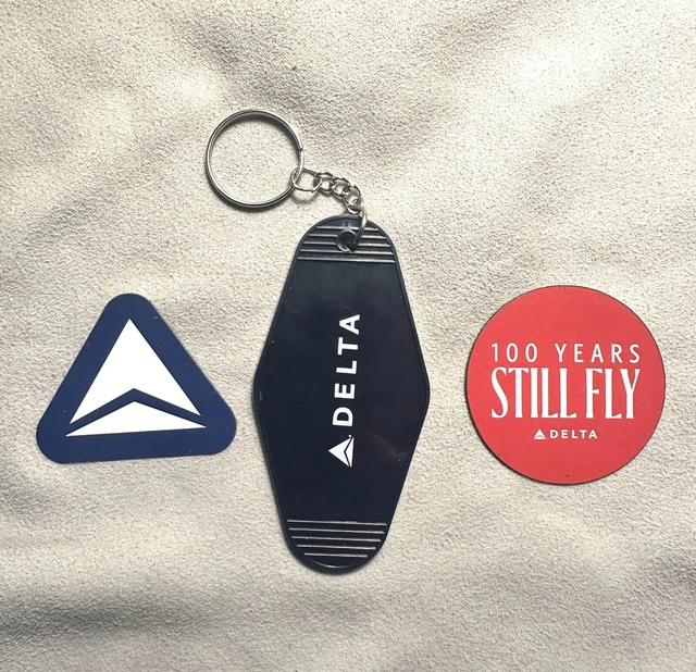 DELTA AIR LINES 100 years anniversary 2025 CES Las Vegas Key Chain and ...