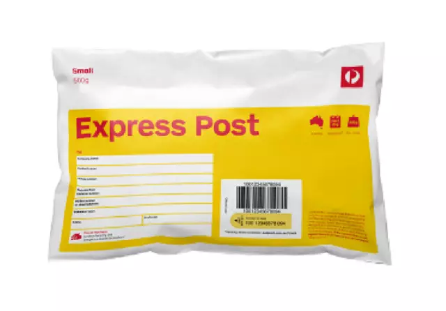 Australia post prepaid satchels small express