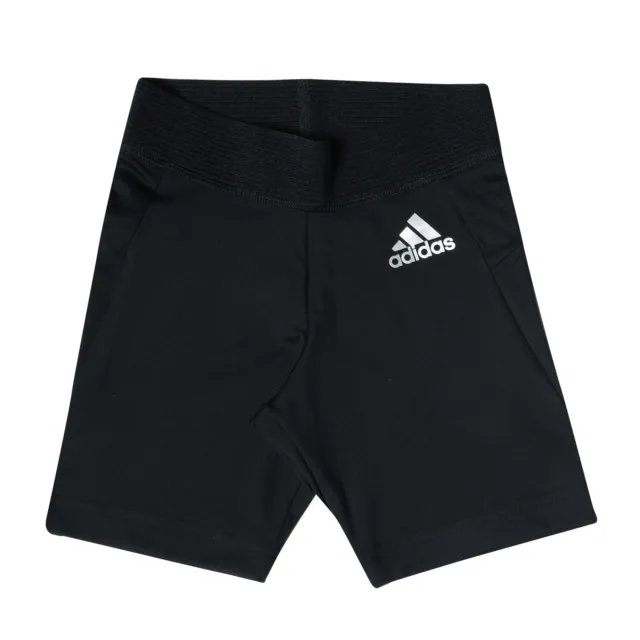 Adidas Tech Fit elastische Taillenkompressionsshorts für Jungen in schwarz