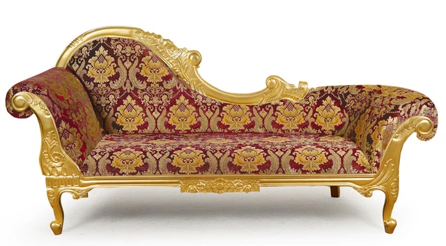 Masterpiece Gold Chaise Longue louis baroque style sofa couch 80245f