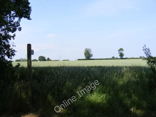Photo 12x8 Footpath to World's End Road Saxtead Little Green 2 c2011