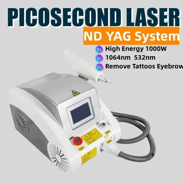 Portable Tattoo Removal Picosecond Laser ND YAG Equipment Salon Beauty Machine