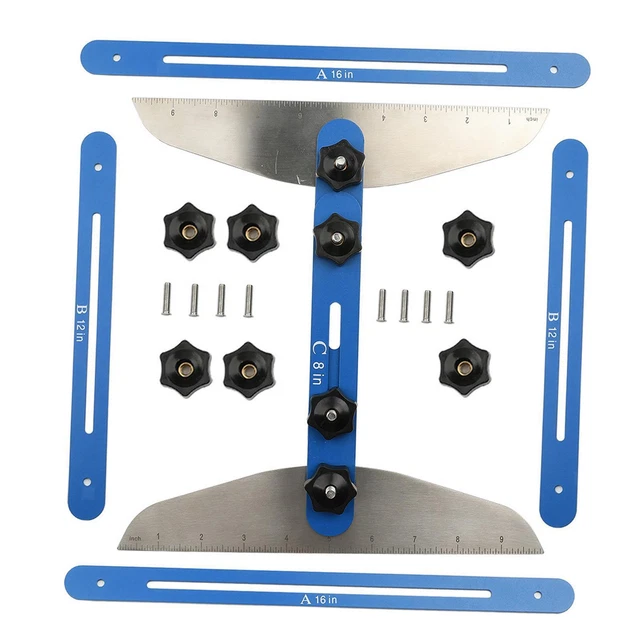 Ensemble Gabarits Marche D'escalier - Design élégant Et Portable | Neuf