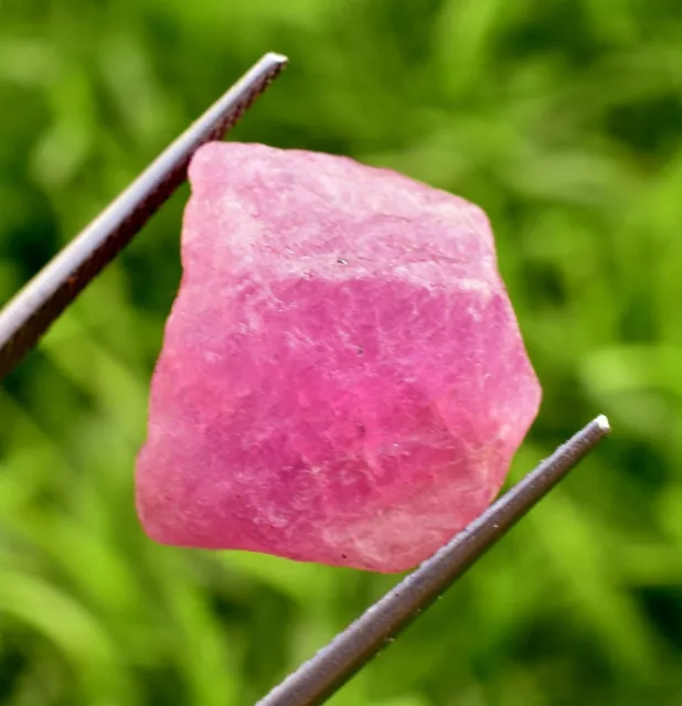 100.00% Natural Mozambique Pinkish Red Ruby Unheated Loose Raw Rough 27.55 Ct