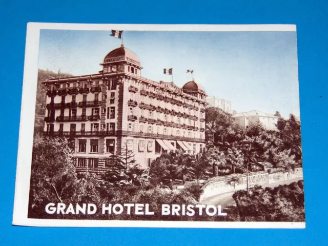 GRAND HOTEL BRISTOL - Rapallo Rivera - altes Werbe Prospekt ca. 1930er Jahre