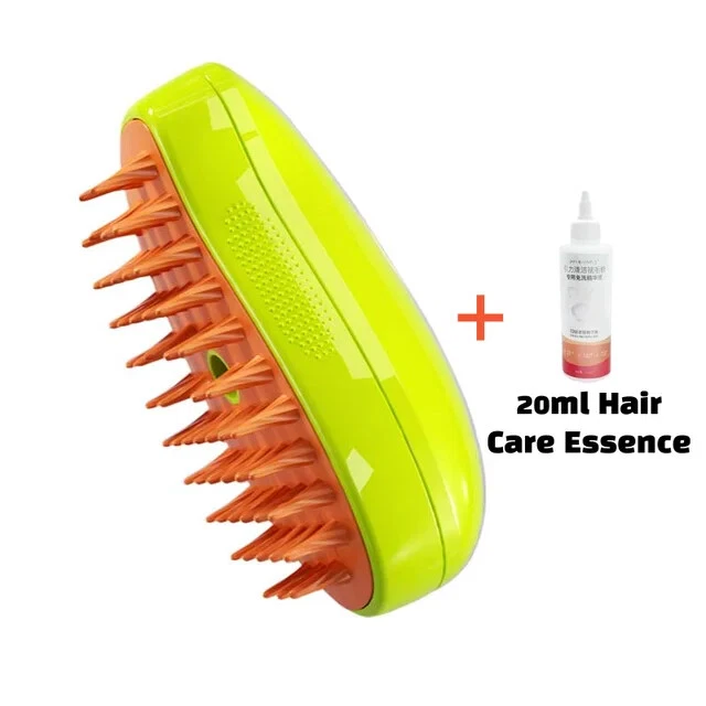 Cat & Dog Grooming Comb with Electric Spray Water Soft Silicone Depilation Brush