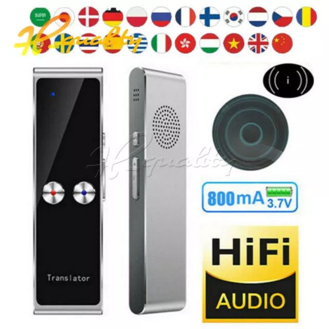 NEW Intelligent Translator 60+ Languages Hand-Held Instant Voice Pocket Device