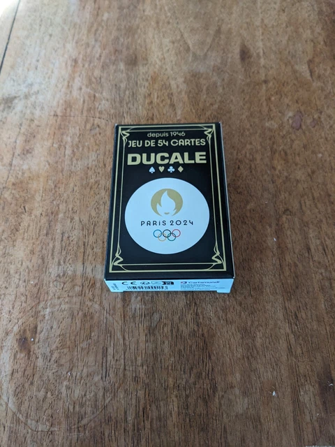 JEU DE CARTES Paris 2024 jeux olympiques - version noire Ducale EUR 10 ...