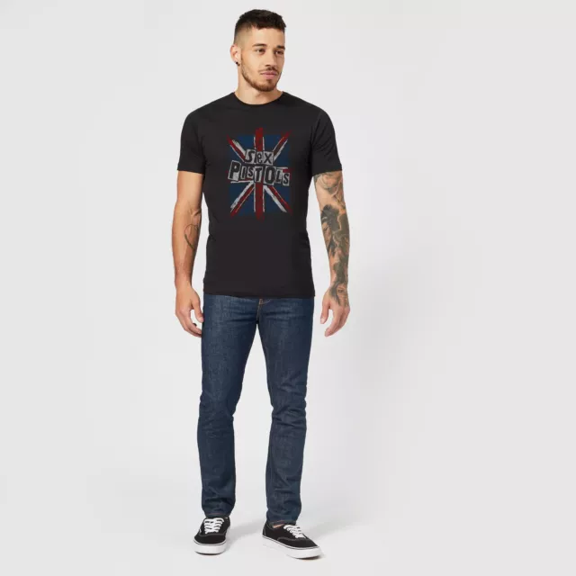 Official Sex Pistols Union Jack Unisex T-Shirt 3