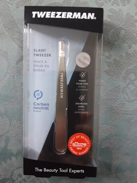 Tweezerman Tweezers. Top quality. New. Chrome Look.