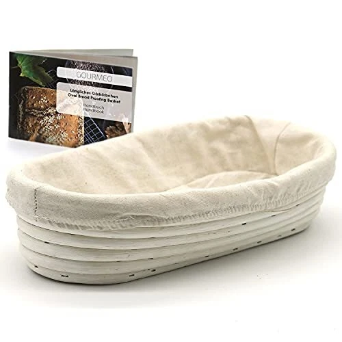 Cestini da lievitazione forma allungata 29 x 16 cm in rettan naturale – cesti...