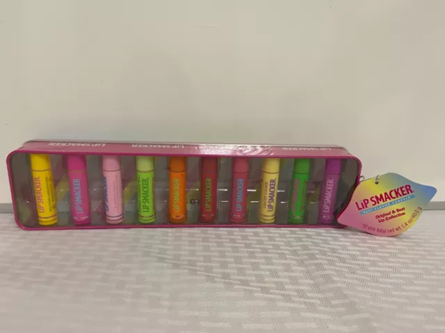 New Lip Smacker 10Pc Original+ Best Lip Flavor Forever Collection 10 Lip Balms