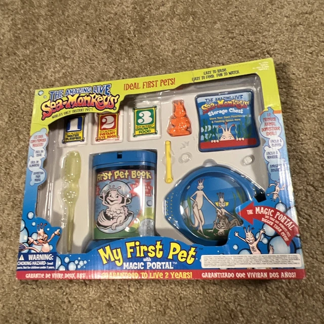 The Amazing live Sea Monkeys My First Pet With Magic Portal Set New Sealed 2009