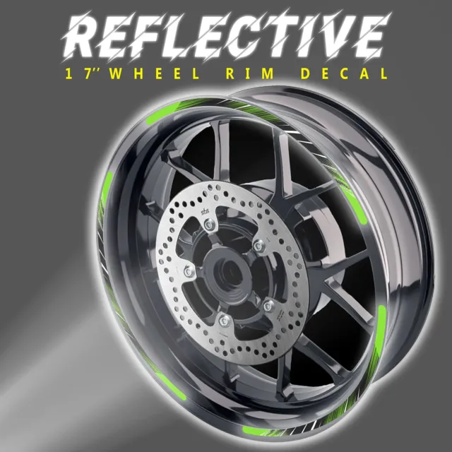 Line Reflective Wheel Rim Stickers For Yamaha YZF R6 99-20 19 18 17 16 15 14 13