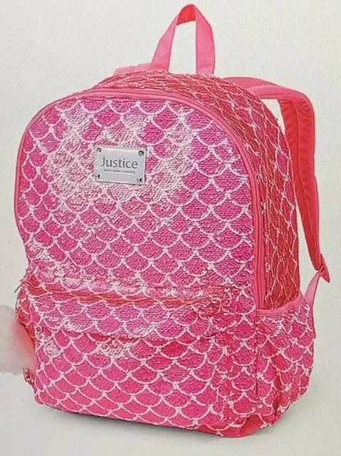Sequin backpack 2025 justice
