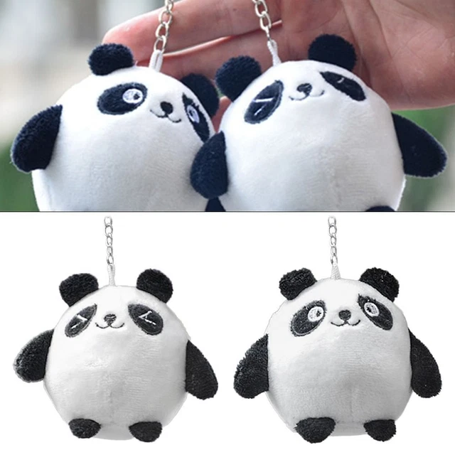 Cartoon Home Decor Plush Doll Backpack Key Accessory Panda Toy Keychain Pendant