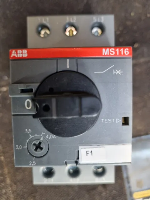 Abb Manual Motor Starter Ms116