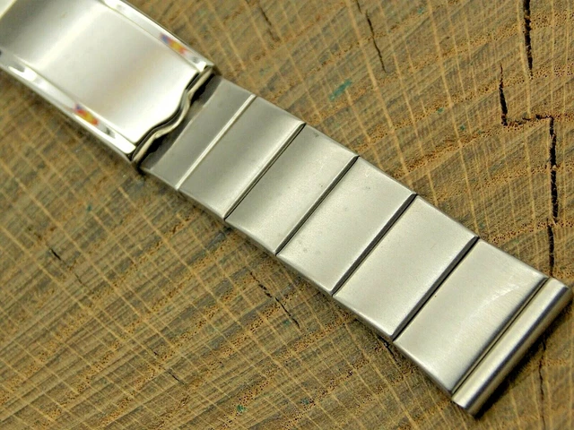 Bracelet De Montre Flexible Acier Inoxydable 20mm - Vintage NOS (New Old Stock) - Neuf Sans étiquette