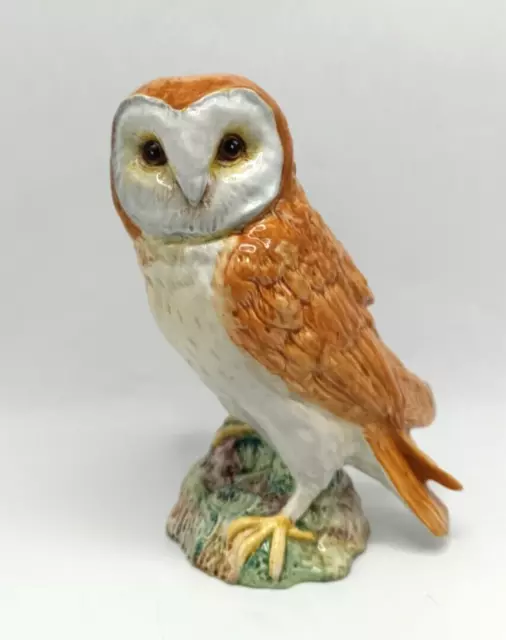 Beswick Large Barn Owl. Glazed. Vintage 7.5" Tall. 1046