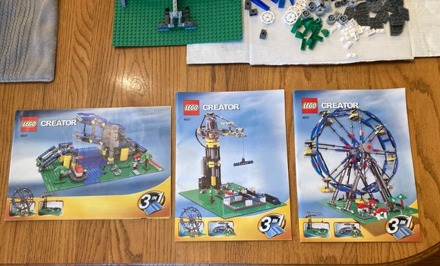 LEGO CREATOR FERRIS Wheel (4957) manuals and parts . Not complete £7.86 ...