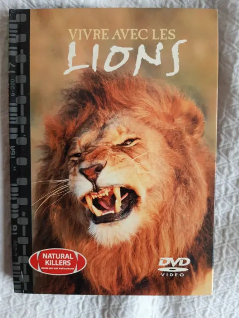NATURAL KILLERS Vivre Avec Les Lions DVD et livret - Afrique vie sauvage fauves