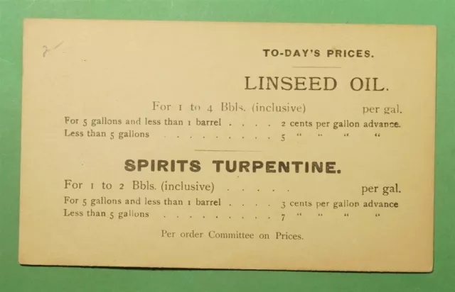 DR WHO POSTAL CARD ADVERTISING LINSEED OIL UNUSED  i87188