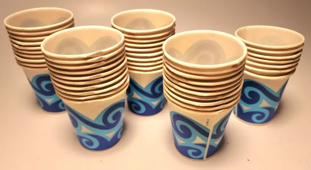 45-Vintage 1970s Paper Cups  New/Old Stock - 3 Oz