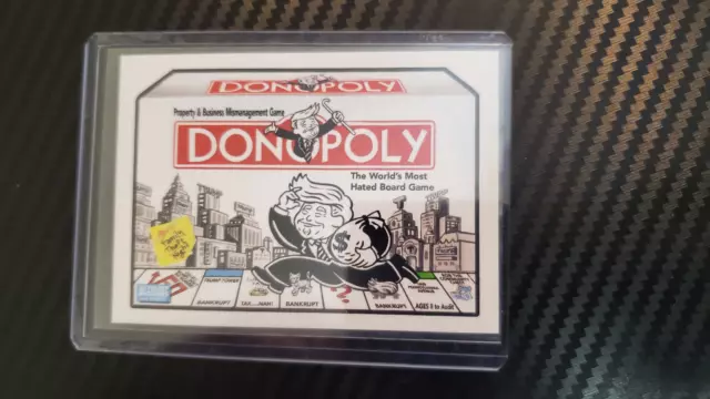 2017 Topps Gpk Trumpocracy Donopoly No.103 With Top Loader