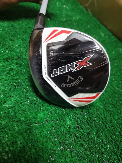 Callaway Hot X 19* 5 Wood Project X R Flex Graphite Shaft Men RH Callaway Hot X 19* 5 Wood Project X R Flex Graphite Shaft Men RH